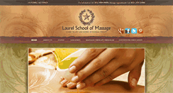 Desktop Screenshot of laurelschoolofmassage.com